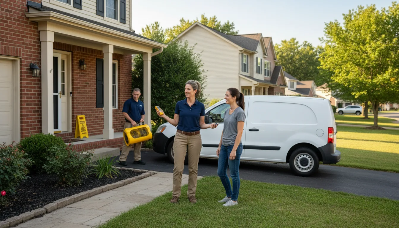 Water restoration image for Water Damage & Restoration Services in Amigo, WV